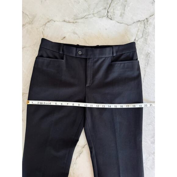 Joseph Pants Sz 12 Dressy Tailored Boot Cut Cotton Viscose Careercore - Picture 5 of 8